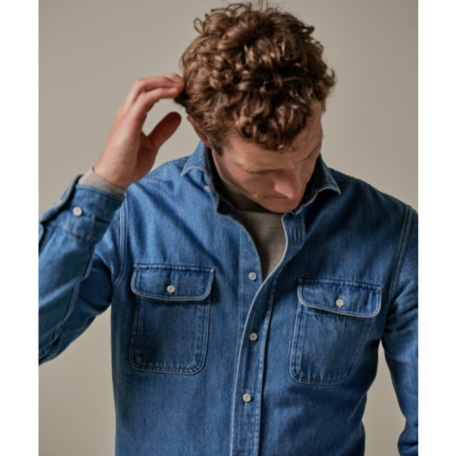 Profuomo Ppwf10007a 4 heren western   overshirt -  profu 4/PPWF10007A large