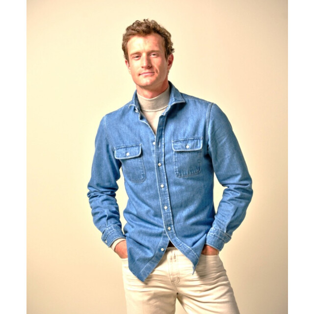 Profuomo Ppwf10007a 4 heren western   overshirt -  profu 4/PPWF10007A large
