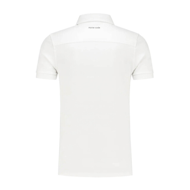 Morse code Alpha 3 jersey polo met korte mouwen 099707-001-L large