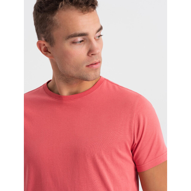 Ombre T-shirt heren zalm santos OM-0146-SANTOS large