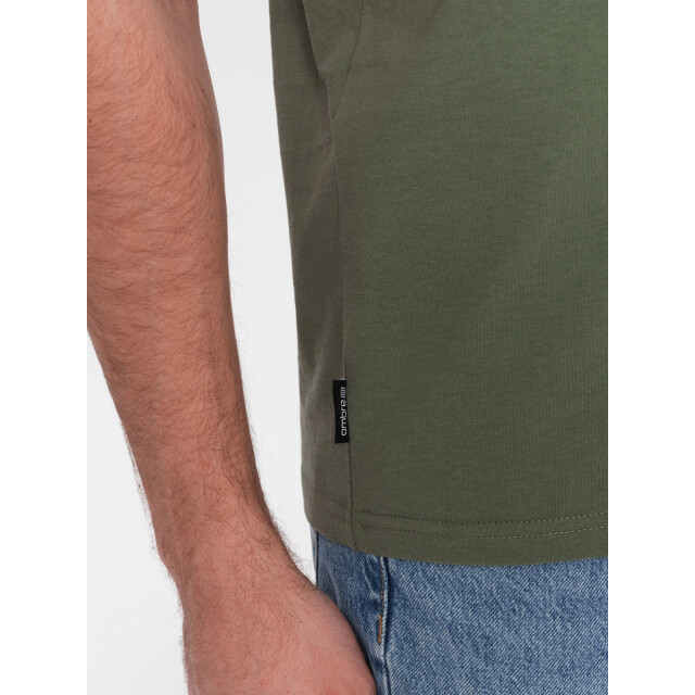 Ombre T-shirt heren - savanna OM-0146-SAVANNA large
