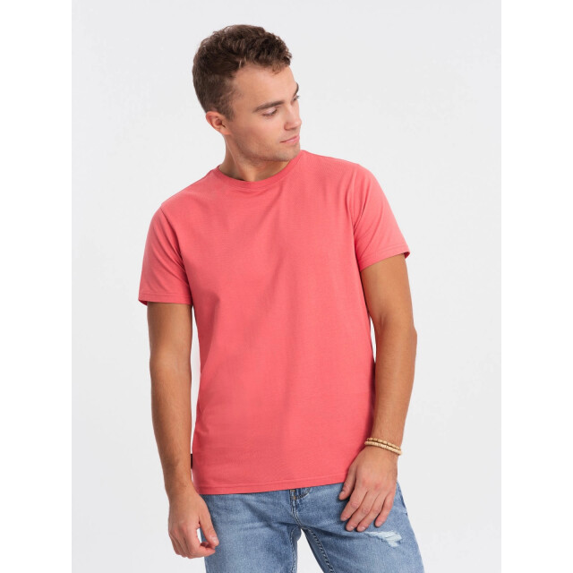 Ombre T-shirt heren zalm santos OM-0146-SANTOS large