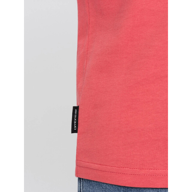 Ombre T-shirt heren zalm santos OM-0146-SANTOS large