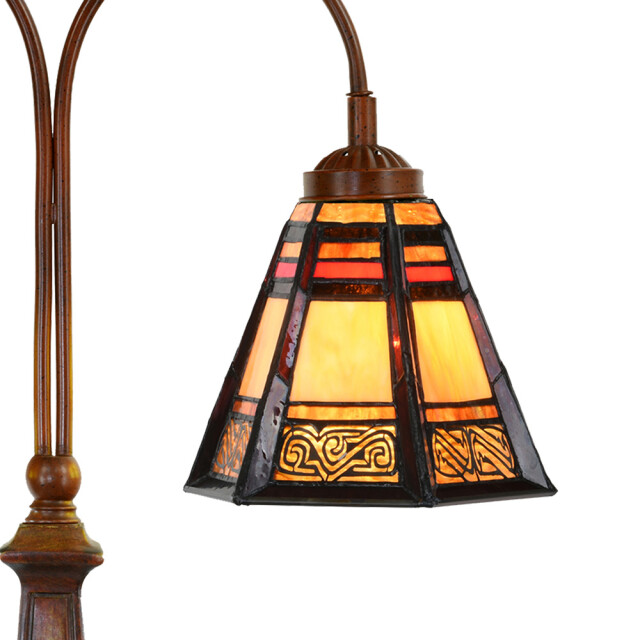 LumiLamp Tiffany tafellamp 48x19x64 cm glas kunststof 3109975 large