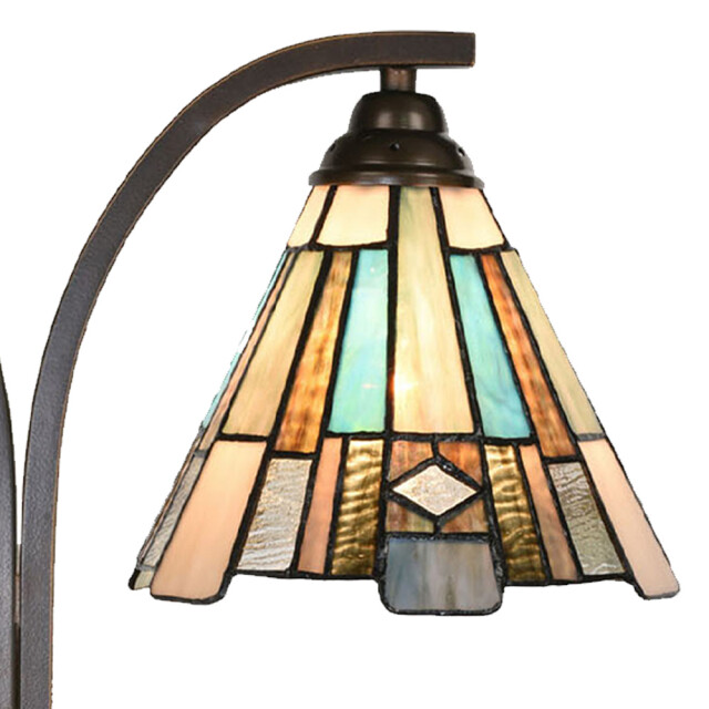 LumiLamp Tiffany tafellamp 48x19x57 cm glas kunststof 3109978 large