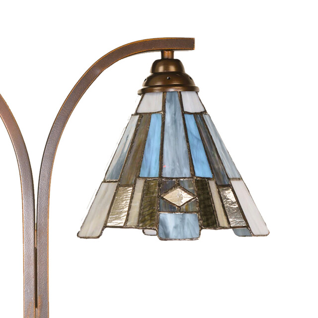 LumiLamp Tiffany tafellamp 48x19x57 cm glas kunststof 3109978 large
