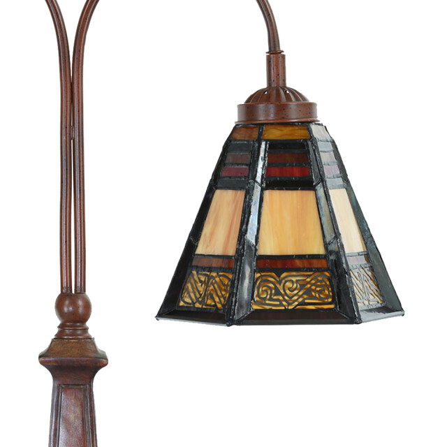 LumiLamp Tiffany tafellamp 48x19x64 cm glas kunststof 3109975 large
