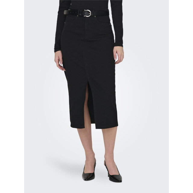 Only Onlsiri front slit skirt dnm gua no 15324365 large
