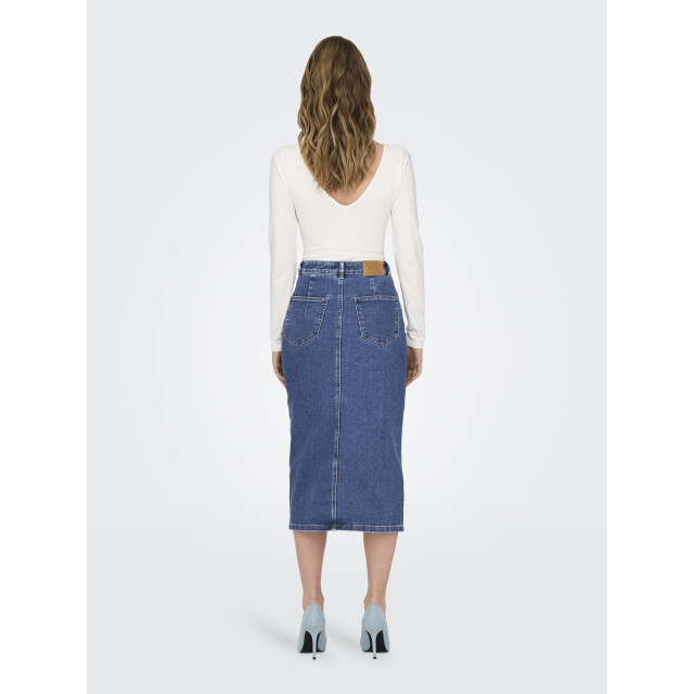 Only Onlsiri front slit skirt dnm gua no 15324365 large