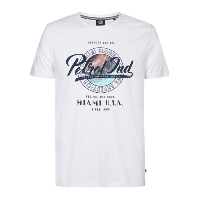Petrol Industries Men t-shirt ss classic print M-1050-TSR602 large