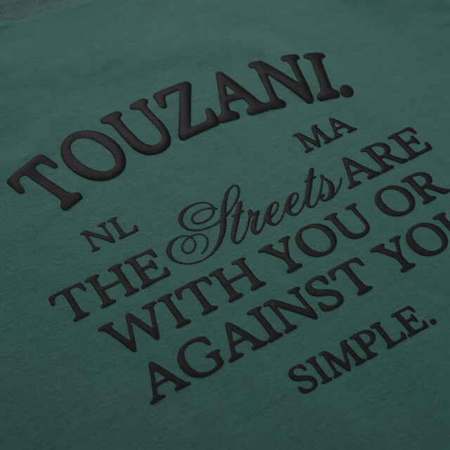 Touzani Zomer t-shirt jongens - kigoi Kigoi Green Light Blue large