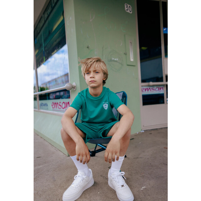 Touzani Zomer sweat short jongens - kumonryu Kumonryu - Green large