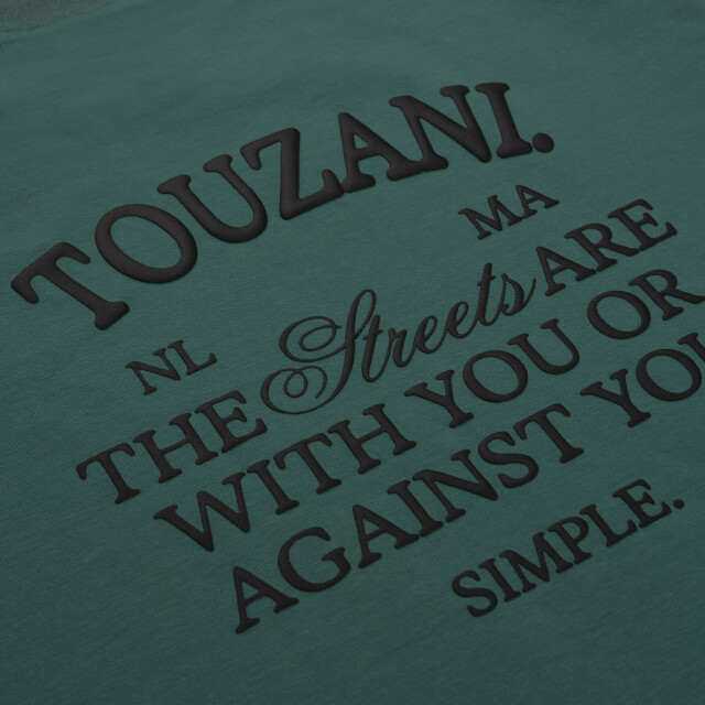 Touzani Zomer t-shirt jongens - kigoi Kigoi Green Light Blue large