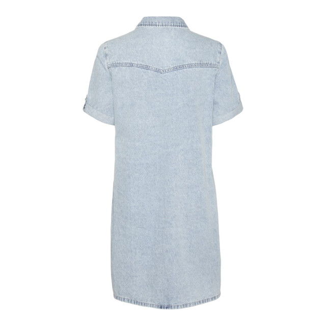 Vero Moda vmjennie ss short denim dress ga no 10309665 light blue denim 06311.260.0002 large