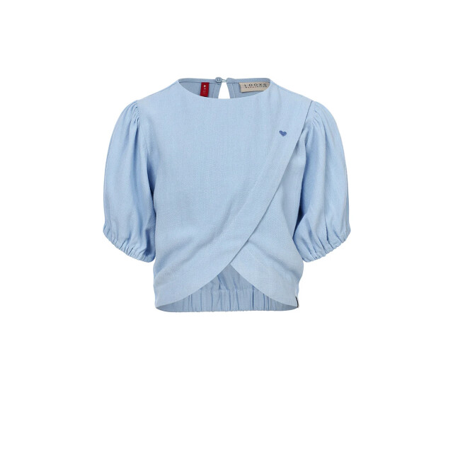 Looxs Revolution Cropped blouse viscose/linnen voor meisjes in de kleur 2512-7130-134 large