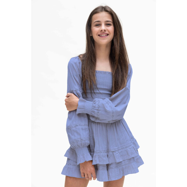 Looxs Revolution Boho jurk/short sky voor meisjes in de kleur 2512-5828-105 large