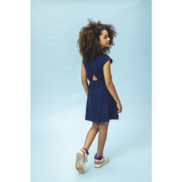 Looxs Revolution Zomerjurk navy jersey voor meisjes in de kleur 2512-5836-191 large
