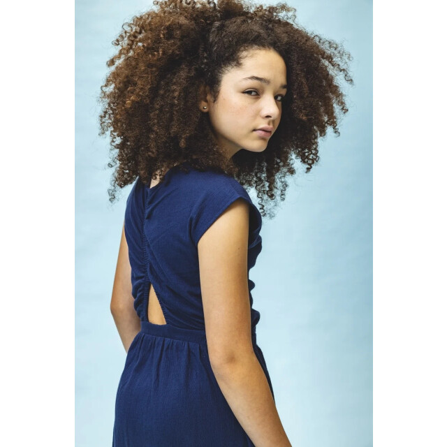 Looxs Revolution Zomerjurk navy jersey voor meisjes in de kleur 2512-5836-191 large