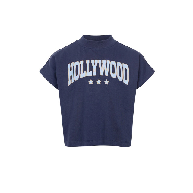 Looxs Revolution T-shirt navy hollywood voor meisjes in de kleur 2512-5415-191 large