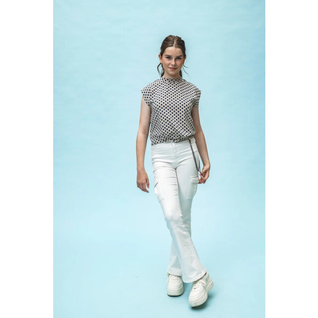 Looxs Revolution Jersey mouwloze top mediterrane voor meisjes in de kleur 2512-5477-067 large