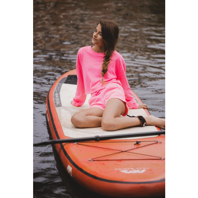 Looxs Revolution Cropped sweater neon pink voor meisjes in de kleur 2512-5330-232 large