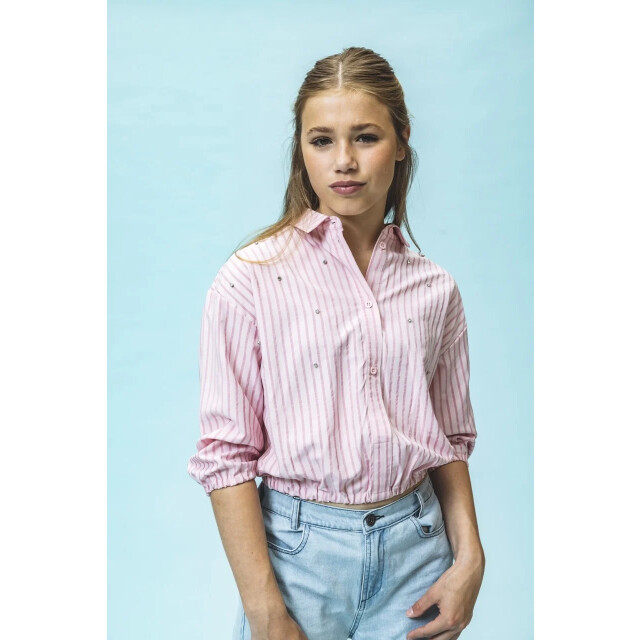 Looxs Revolution Blouse pastel pink voor meisjes in de kleur 2512-5152-592 large