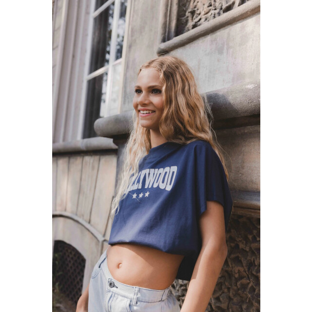 Looxs Revolution T-shirt navy hollywood voor meisjes in de kleur 2512-5415-191 large
