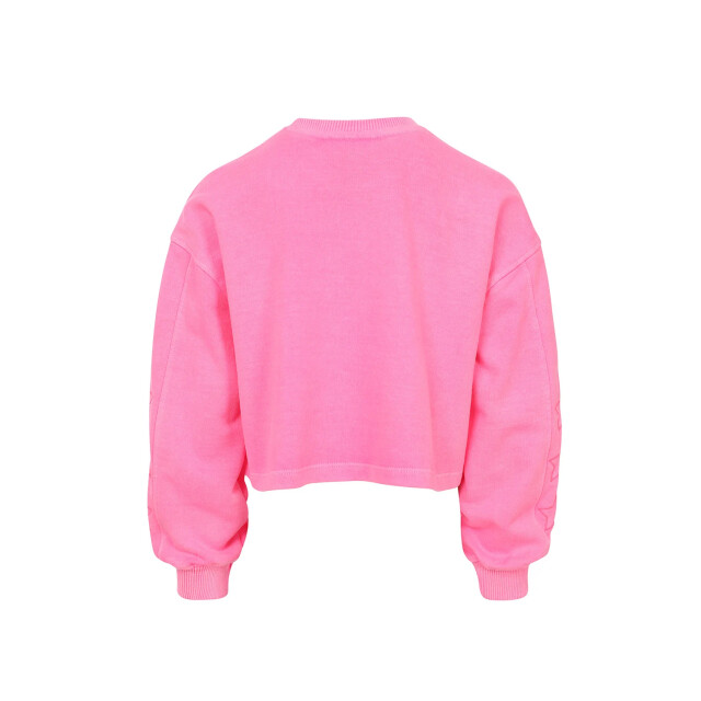 Looxs Revolution Cropped sweater neon pink voor meisjes in de kleur 2512-5330-232 large