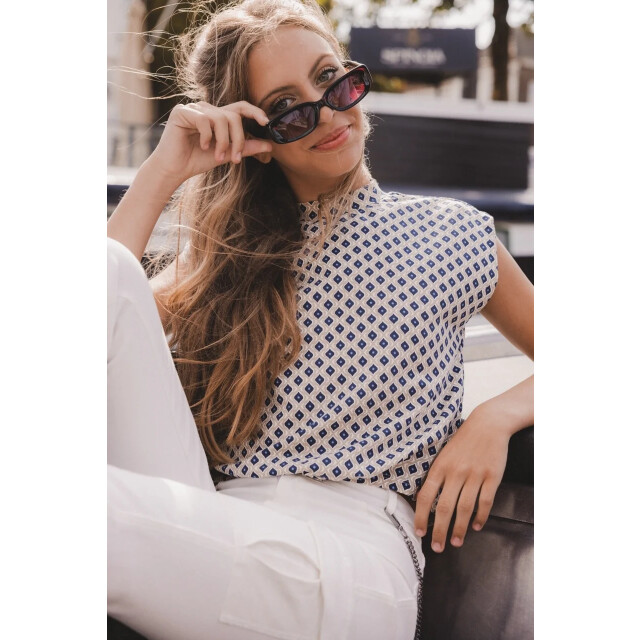 Looxs Revolution Jersey mouwloze top mediterrane voor meisjes in de kleur 2512-5477-067 large