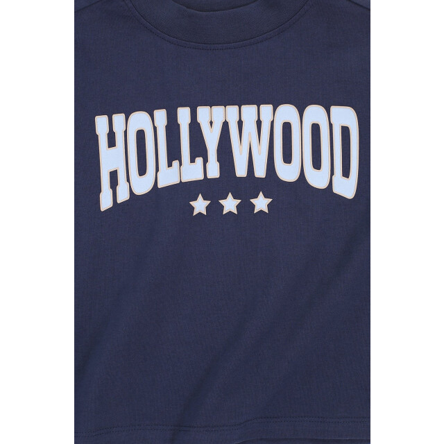 Looxs Revolution T-shirt navy hollywood voor meisjes in de kleur 2512-5415-191 large