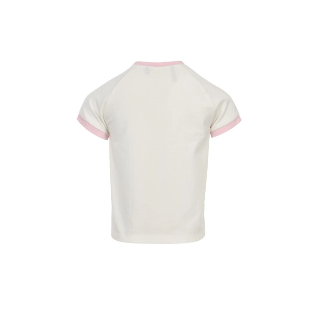 Looxs Revolution T-shirt offwhite contrast voor meisjes in de kleur 2512-5401-001 large