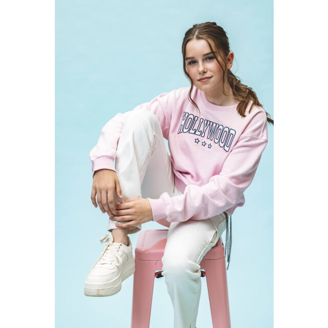 Looxs Revolution Sweater pastel pink voor meisjes in de kleur 2512-5307-592 large