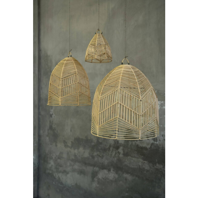 Bazar Bizar Hanglamp naturel l bala BAYU012N-L-50x50 large