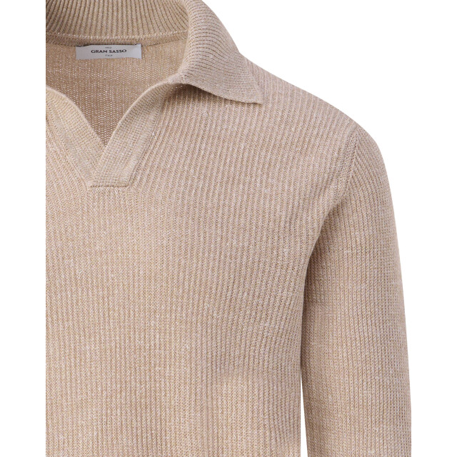 Gran Sasso Polo met lange mouwen 099327-001-48 large