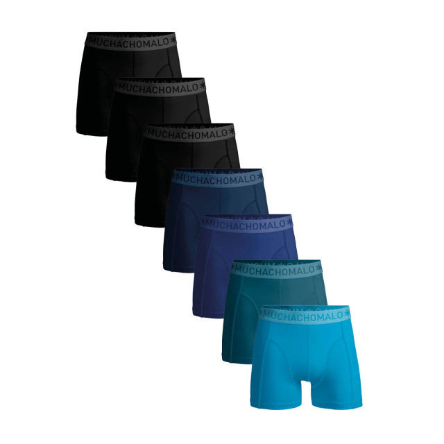 Muchachomalo Men 7-pack boxer shorts solid U-SOLID1010-190-DP large