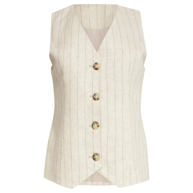 Smashed Lemon 25128 sand linnen waistcoat 25128-720-999 large