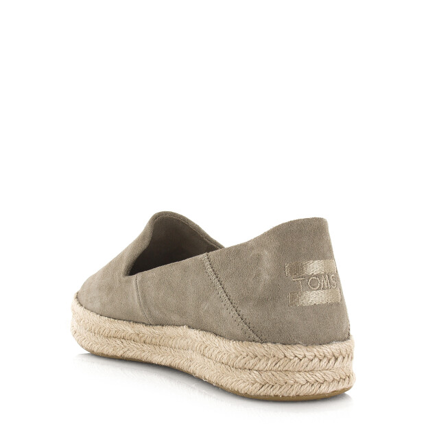 Toms Carolina slip ons van suède espadrilles dames 10020711 large
