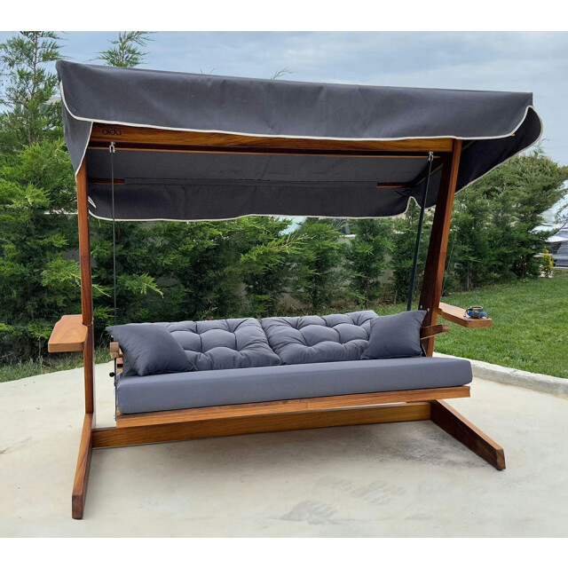 Westmann Houten verandaschommel sia 2400 antraciet 120x236x190 cm 3057066 large