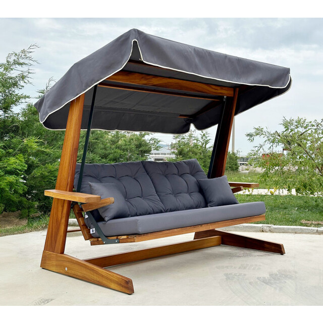 Westmann Houten verandaschommel sia 2400 antraciet 120x236x190 cm 3057066 large