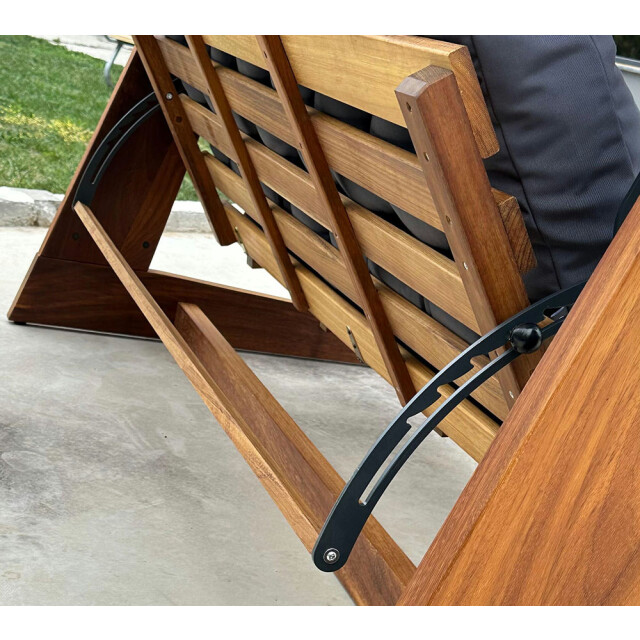 Westmann Houten verandaschommel sia 2400 antraciet 120x236x190 cm 3057066 large