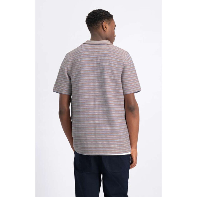 Law of the sea Denis jacquard knitted shirt LAW-10057-809 large