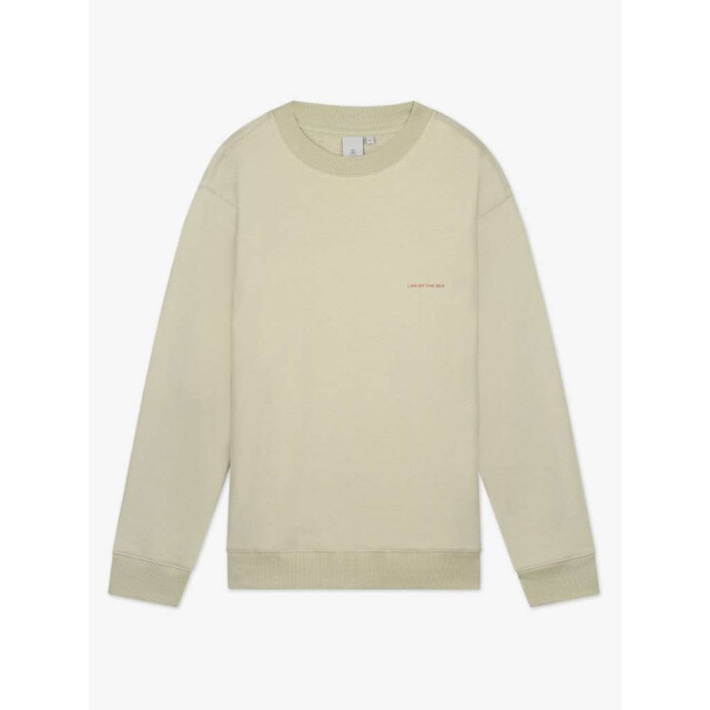 Law of the sea Swell crewneck sweater with backprint LAW-10065-707 large