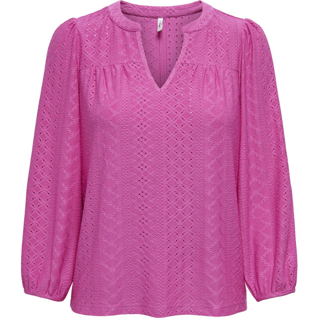 Only Onlsandra l/s split top jrs fuchsia fedora 15293379-282015 large
