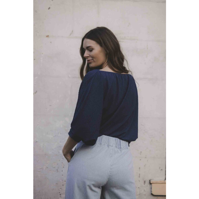 Looxs Revolution Lxs navy top vleermuis mouw voor dames in de kleur 2512-9133-191 large