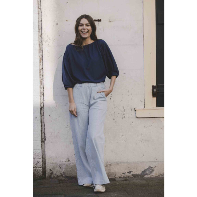 Looxs Revolution Lxs navy top vleermuis mouw voor dames in de kleur 2512-9133-191 large