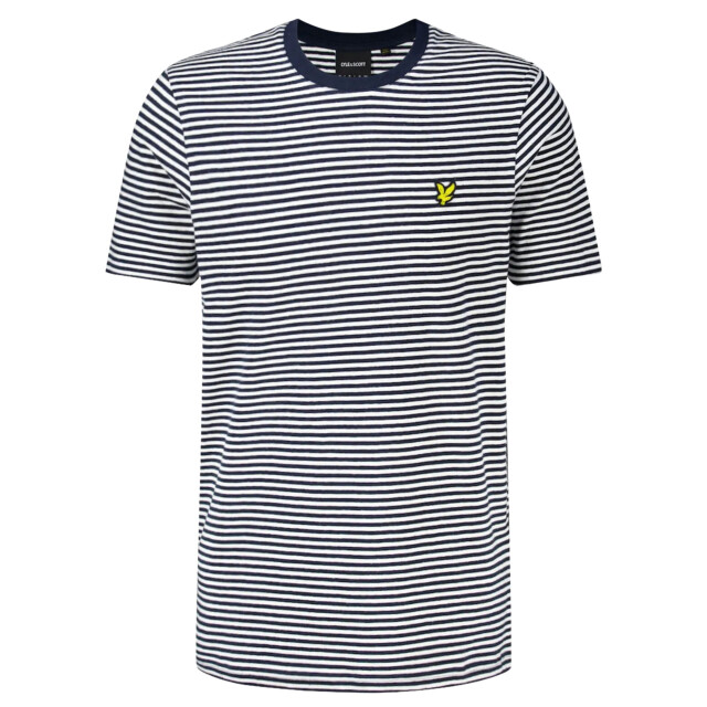 Lyle and Scott Lyle&scott linen blend breton stripe t-shirts ts2232v TS2232V large