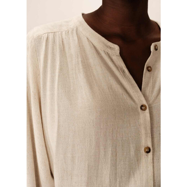 Grace & Mila Portrait blouse mandarijn kraag 9309758882120 large