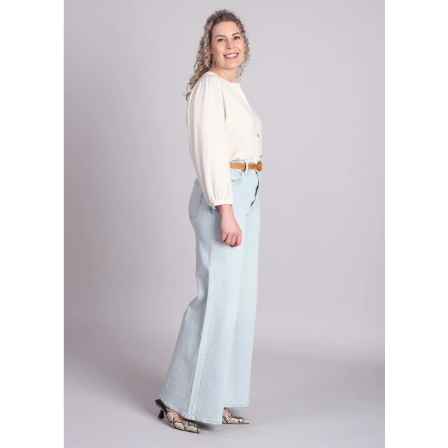 Grace & Mila Portrait blouse mandarijn kraag 9309758882120 large