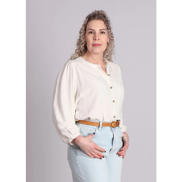 Grace & Mila Portrait blouse mandarijn kraag 9309758882120 large