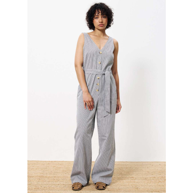 FRNCH Maddie jumpsuit gestreept strikceintuur 9317362139464 large